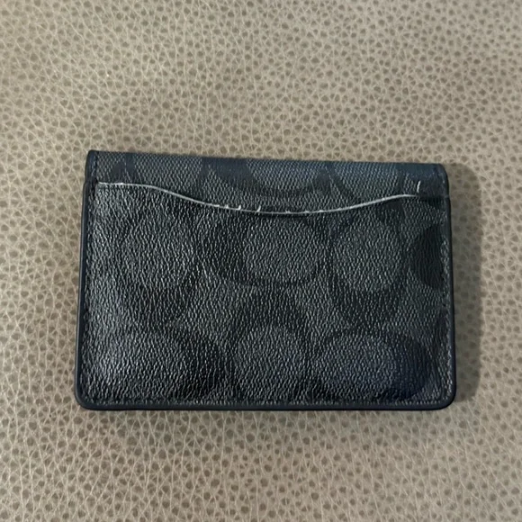 Men’s Coach Black Logo Wallet - Picture 3 of 6